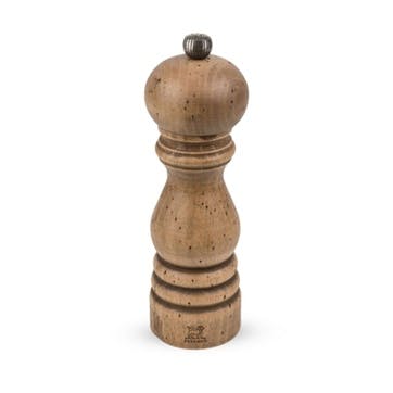 Pepper mill, 22cm, Peugeot, Paris, antique beechwood finish