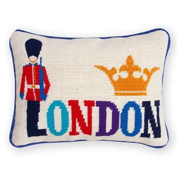 London Cushion 30.5 x 23cm, Multi