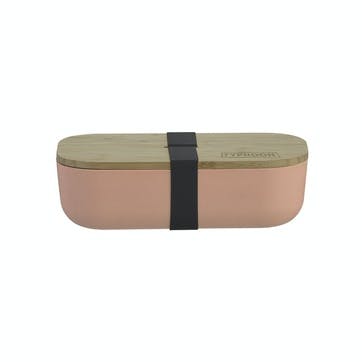 Pure Bamboo Fibre Lunch Box, Pink