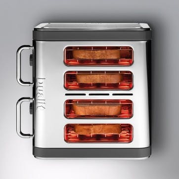 Architect Toaster, 4 Slot; Grey