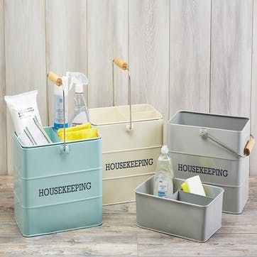 Living Nostalgia Housekeeping Box in French Grey