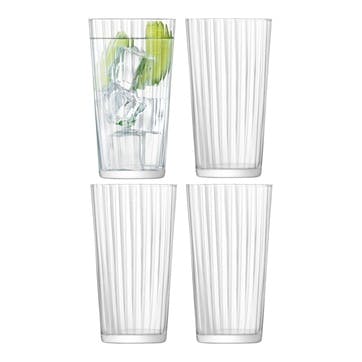Set of 4 glasses, 320ml, LSA International, Gio Line, clear
