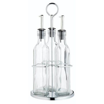 Italian Collection Glass, Oil & Vinegar Set