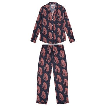 Tiger Long Pyjama Set, Extra Small