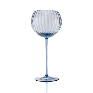 Lyon Set of 2 Red Wine Glasses 580ml, Blue Smoke