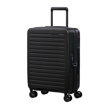 RestackD Cabin Suitcase, H55 x L40 x W20cm, Black