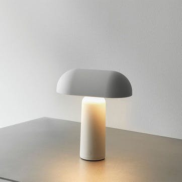 Porta Table Lamp H23.5cm, Grey