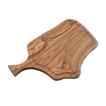 Rustic Chopping Board With Grove And Handle, 50cm