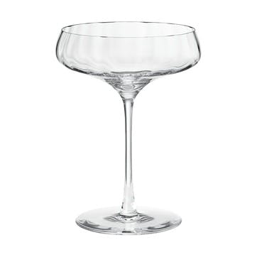 Bernadotte Set of 2 Cocktail Coupe Glasses 200ml, Clear
