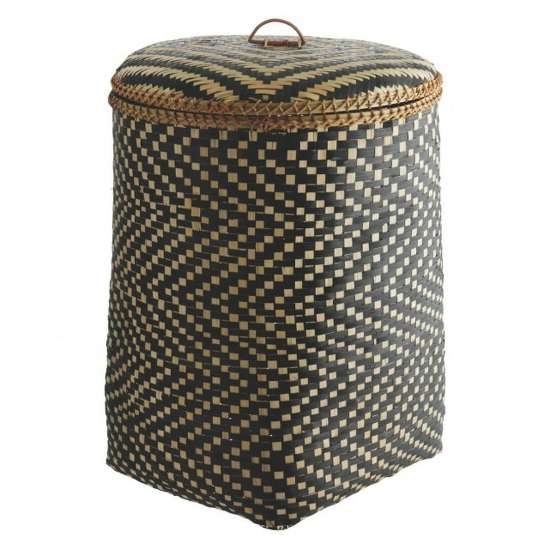 Prezola - Idaho Bamboo Laundry Basket - Habitat