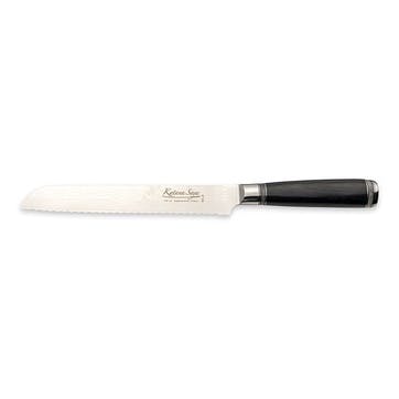 Katana Saya Pakkawood Bread Knife 20cm Damascus Blade,