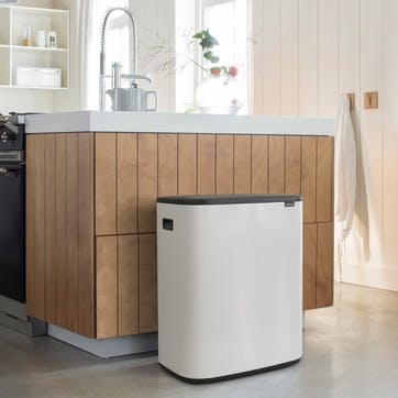 Touch bin, 60 litre, Brabantia, Bo, white