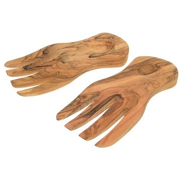 Curved Salad Hands, L20cm