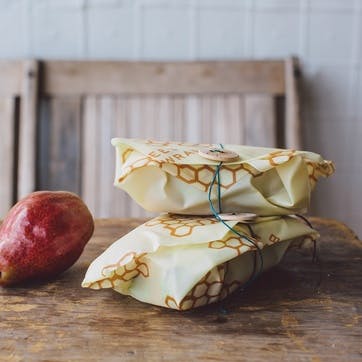 Bee's Wrap Print Sandwich Wrap, L33 x W33cm