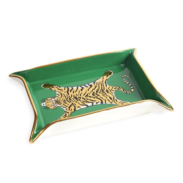 Tiger Valet Tray, Green