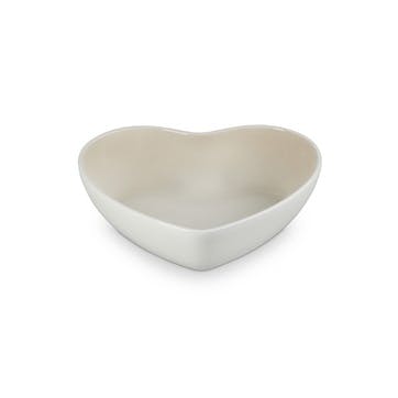 Heart Serving Bowl, 30cm, Meringue