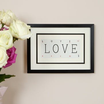 'Love' Word Frame