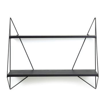 Large shelf, H64 x W22 x L75cm, Serax, Butterfly Shelf, Black