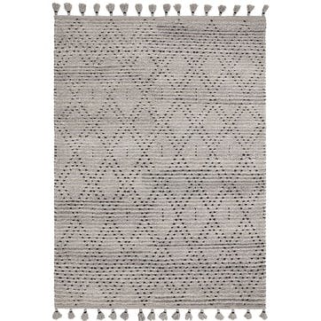 Nepal diamond rug 160 x 230cm, Grey