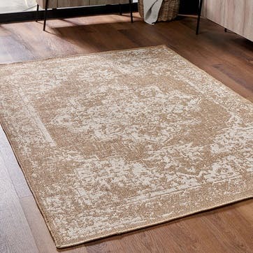 Vintage Indoor Outdoor Rug 160 x 230cm, Natural