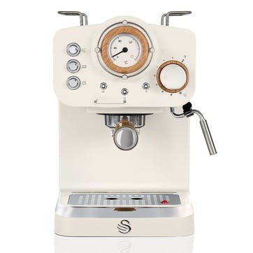 Nordic Espresso Machine, Cotton White