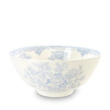 Asiatic Pheasants Footed Bowl, Large, Blue