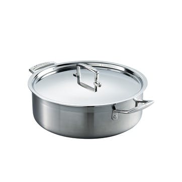 Sauteuse, 28cm, Le Creuset, 3 Ply Stainless Steel