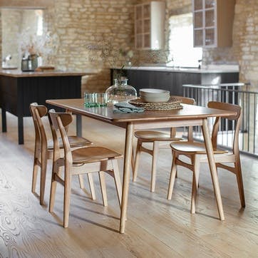 Longcot Dining Table, Natural