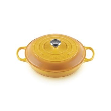 Signature Cast Iron Shallow Casserole 30cm, Nectar