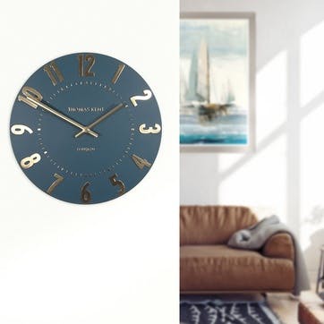 Mulberry Wall Clock, Small, Midnight Blue