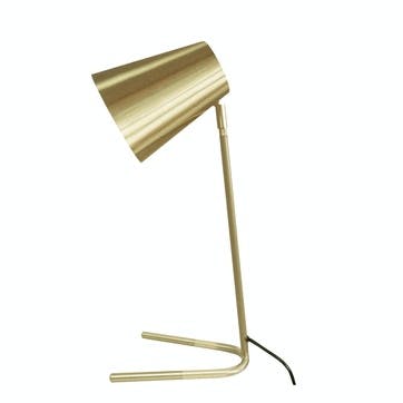 Noble Table Lamp, Brushed Gold
