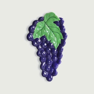 Grape Side Plate, D28cm, Purple