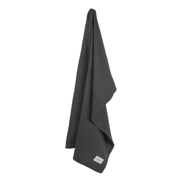 Herringbone Kitchen Towel, L86 x W53cm, Dark Grey