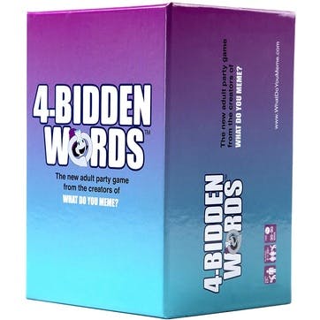 4 Bidden Words Adult Party Game
