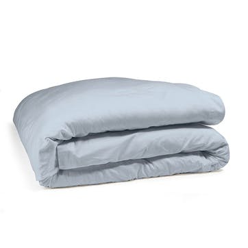 Edged Percale  Duvet Cover Superking, Nordic Sky