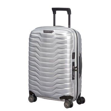 Proxis Cabin Suitcase H55 x L40 x W20/23cm, Silver