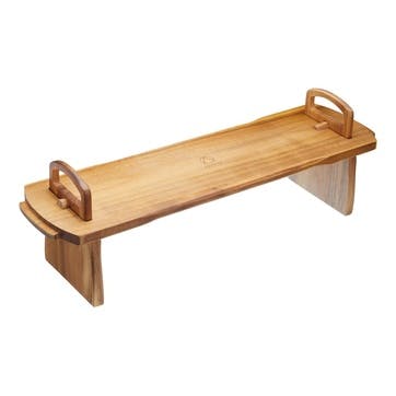 Antipasti Platform Platter, 52 x 15 x 17cm, Kitchen Craft, Acacia Wood