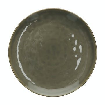 Concerto Round Serving Platter, Grey