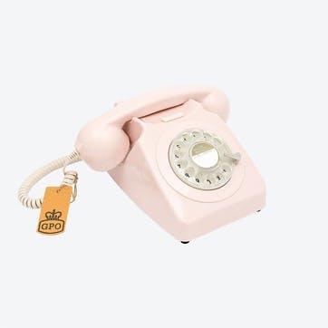 746 Rotary Telephone, Carnation Pink