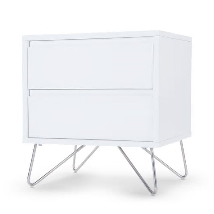 Prezola Elona Bedside Table White Made Com