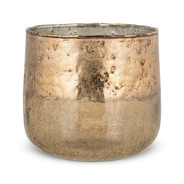 Konara Tealight Holder D13cm, Copper Smoke