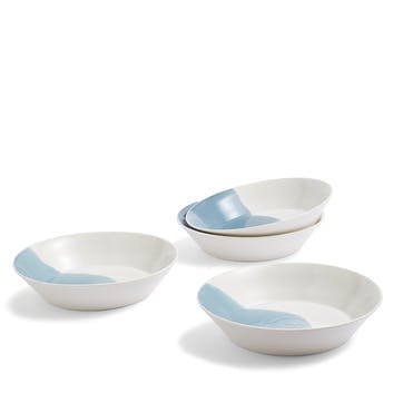 Signature 1815 Set of 4 Pasta Bowls D23cm, Blue