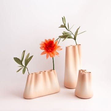 Jumony Small Vase, Peach