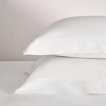 Pembridge Supima 400 Thread Count Oxford Pillowcase 50 x 75cm , White