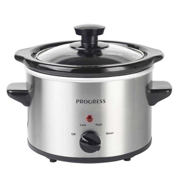 Slow Cooker, 1.5L, Stainless Steel