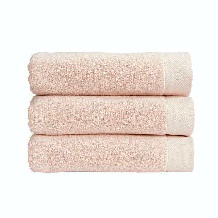 Pair of hand towels, 50 x 100cm, Christy Home, Luxe, pearl