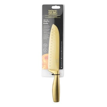 Paring knife 17.5cm, Satin Gold