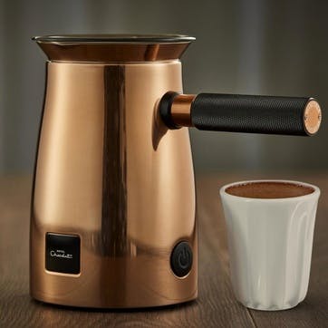 Velvetiser + Everything Hot Chocolat Selection Gift Set , Copper