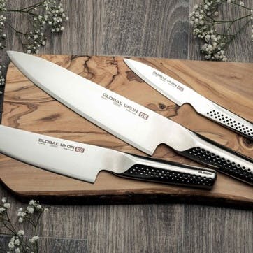 Ukon 3 Piece Knife Set , Silver