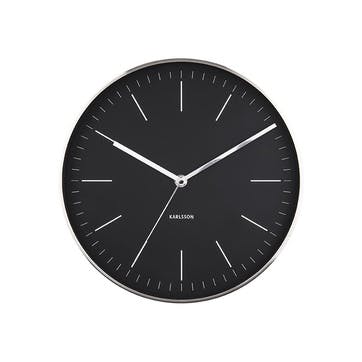 Minimal Wall Clock D27.5cm, Black